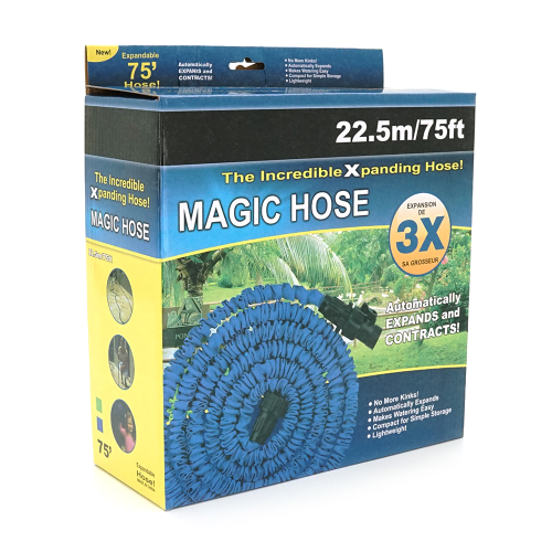 Шланг Садовий KY-225G, 7.5-22.5м / 75ft, + розпилювач, насадка на кран, Green, Box