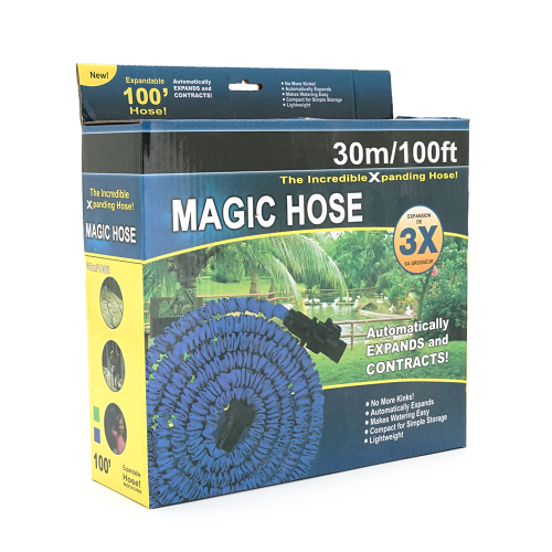 Шланг Садовий KY-300G, 8.8-30м / 100ft, + розпилювач, насадка на кран, Green, Box