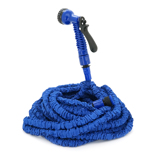 Шланг Садовий KY-450B, 15-45м / 150ft, + розпилювач, насадка на кран, Blue, Box