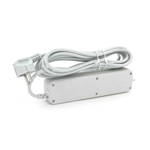 Подовжувач мережі Maxxter SP5, 220В 10А, 3 розетки, 4.5 м, Gray, Q30