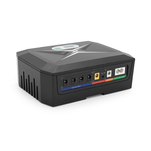ДБЖ UPS-45W DCP-45W-17 для роутерів / комутаторів / PON / POE-430(15-24V), 5 / 9 / 12V, 17600мAh(8*2200MAh), USB 3.0, Black, BOX