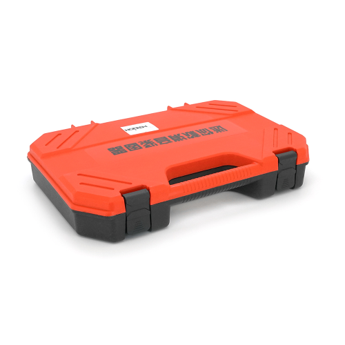 Пістолет будівельно-монтажний під цвяхи діаметром 7,3мм YT-40288 + 100 цвяхів монтажних піроксилінових діаметром 7,3мм, захисні окуляри, валіза, Red