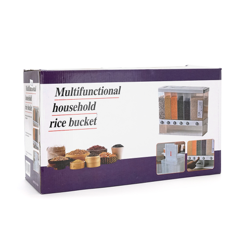 Набір контейнерів для їжі, 6 відсіків для круп та спецій