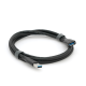 Подовжувач VEGGIEG USB 3.0 AM / AF, 1.5m, Black