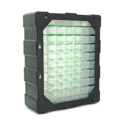 Скринька для зберігання деталей 60 осередків 46,8*38*16cм, осередок 15,3*5,4*3,6см