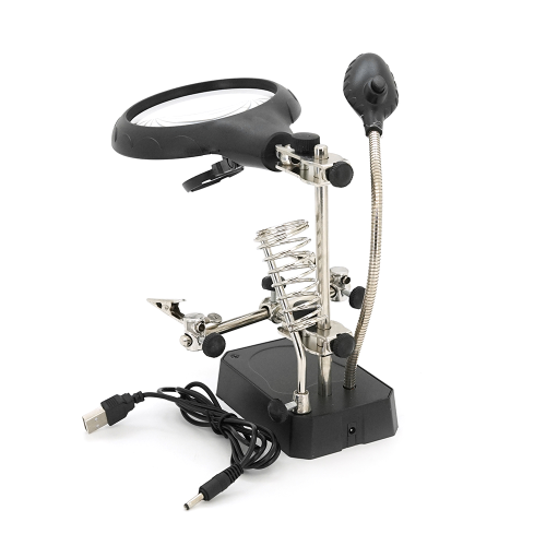 Тримач &amp;quot;третя рука&amp;quot; TE-800+LED, діамерт 60мм, 3.5-12X, Box