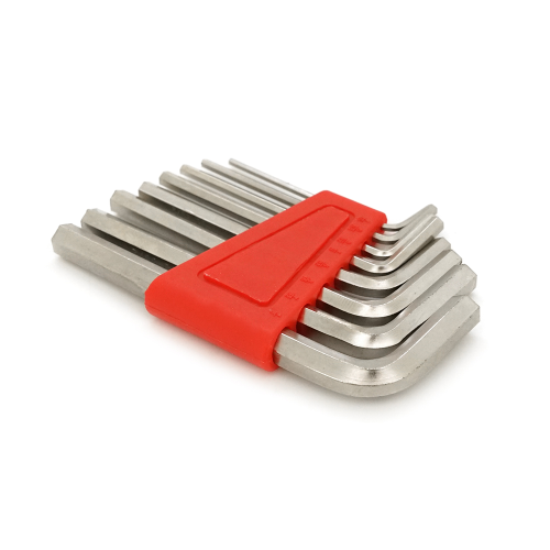 Набір шестигранних L-подібних ключів 8шт (1 / 16, 5 / 64, 3 / 32, 1 / 8, 5 / 32, 3 / 16. 7 / 32, 1 / 4дюйма), 85г, червоний