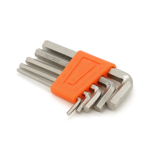 Набір шестигранних L-подібних ключів 5шт (2 / 3 / 4 / 5 / 6мм), 51г, помаранчевий