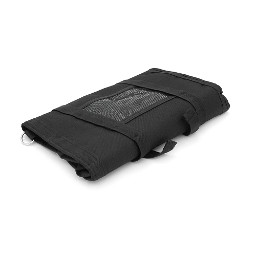 Органайзер сумка рулонний. 6 кишень на блискавках. Розмір розгорнутий 50х32 см. Згорнутий 32.5х12 см. Матеріал оксфорд. Колір: чорний. Вага: 0.480 кг.
