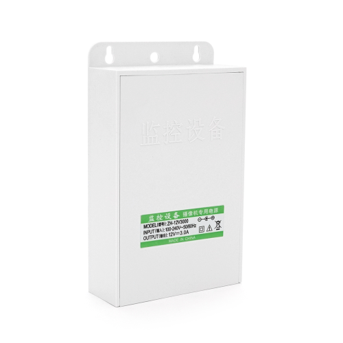 Імпульсний адаптер живлення ADtech 12В 3.0А (36Вт) штекер 5.5 / 2.1; Plastic Box IP63 кріплення