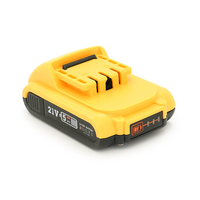 Акумулятор для електроінструменту HILDA, Li-Ion 21V, 5*18650, роз&apos;єм зарядки 5,5*2,5 мм, 118*75*50mm, (тип Dewalt)