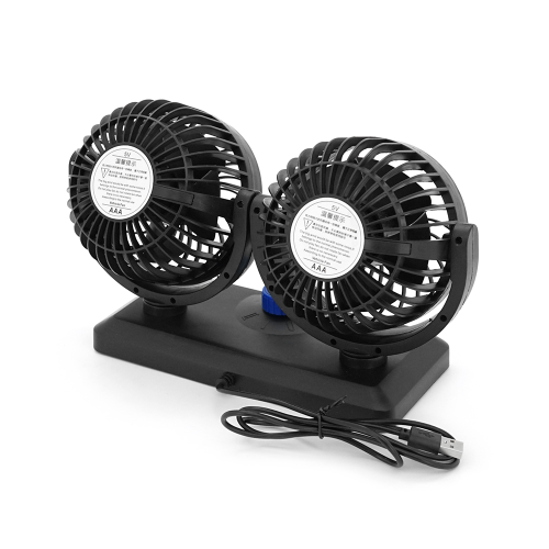 Вентилятор настільний F30 / 2, 2 режими, живлення від кабелю USB, Black, Box