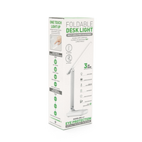 Настільна лампа BKL-L1, 3 режими (білий+теплий білий), сенсорне включення, вбудований акум 500mAh, 3 години роботи, 20см, 227г, White, Box
