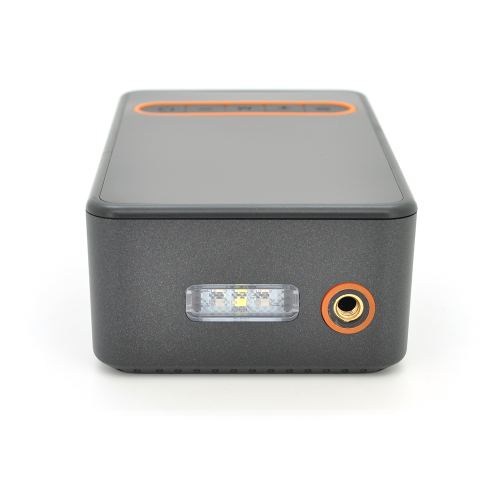 Портативний повітряний насос CX-329B, до 3.4 атм, вбудований акумулятор 5000mAh, ліхтарик, зарядка від USB кабелю, Black, Box