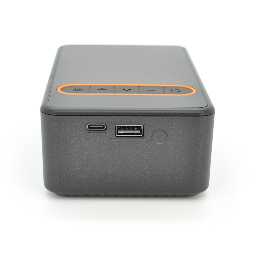 Портативний повітряний насос CX-329B, до 3.4 атм, вбудований акумулятор 5000mAh, ліхтарик, зарядка від USB кабелю, Black, Box