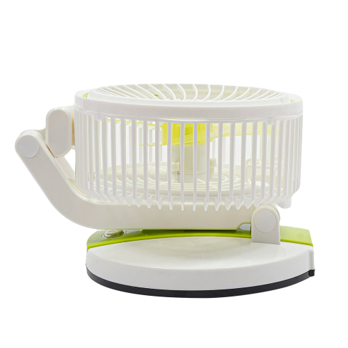 Портативний настільний вентилятор HB-2019, R*180мм, диммер, вбудований акумулятор 4V 1600mAh, USB кабель, Box