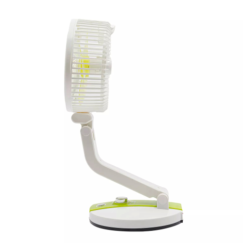 Портативний настільний вентилятор HB-2019, R*180мм, диммер, вбудований акумулятор 4V 1600mAh, USB кабель, Box