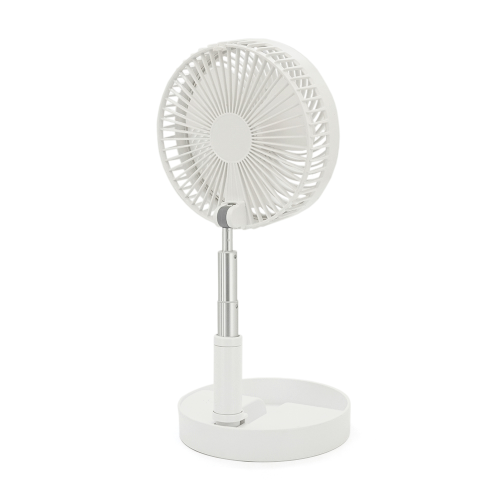 Портативний настільний вентилятор FH-2058, R*195mm, 3 режими, висота до 1м, живлення від 2*18650, Mix Color, Box