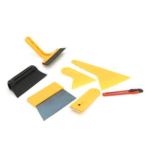 Інструмент для поклейки / зняття плівки з автомобіля, 7 предметів, ABS / сталь, BOX