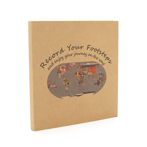 Пазл &amp;quot;Прапори країн світу&amp;quot; 291 кнопка / прапор, пробкова дошка (220*210*17 мм)