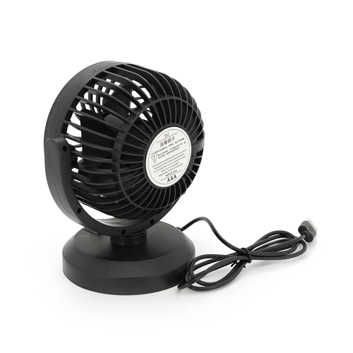 Вентилятор настільний F30 / 1, 2 режими, живлення від кабелю USB, Black, Box