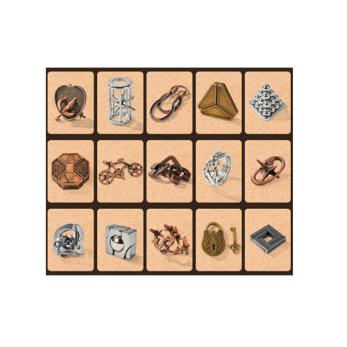 Металевий пазл із 15 предметів &amp;quot;Набір головоломок&amp;quot;