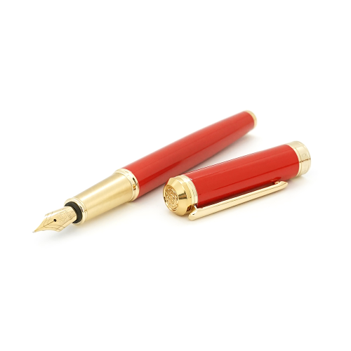 Подарунковий набір HERO Snake ручка перова чорнильна (іридієве перо), блокнот, закладка, чорнильниця, подарункова коробка, червоний, 265*230*41мм