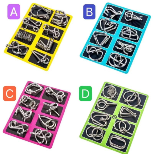 Металевий пазл із 36 предметів &amp;quot;Набір головоломок&amp;quot;