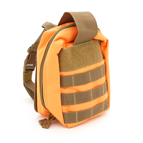 Туристична сумка з набором для виживання, 20 предметів, пиловлагонепроникна, на змійці, (ножиці,карабіни,ліхтарик,компас,ліска та ін.) 22*15*12см