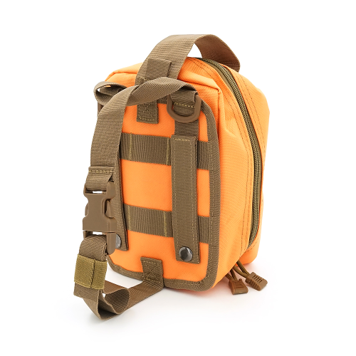 Туристична сумка з набором для виживання, 20 предметів, пиловлагонепроникна, на змійці, (ножиці,карабіни,ліхтарик,компас,ліска та ін.) 22*15*12см