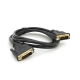 Кабель Merlion Dvi-Dvi 1.5m, без обплетення, Black, 24 / 24pin, (Пакет) Q200