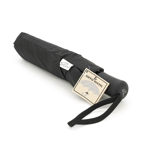 Парасолька чоловіча YT500 напівавтомат, D-106см, захист від сонця, UV (99%), захист від дощу, каркас - Al+Fe, пряма ручка, Black