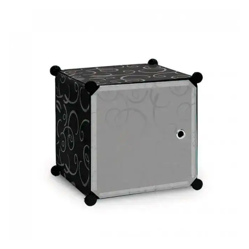 Шафа для речей пластикова MP28-51A, 102х37х76см, Black, Box