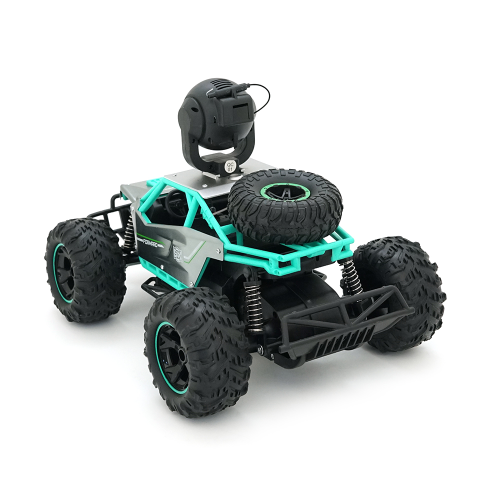 Дитяча машинка YT41594 на радіокеруванні+камера 720P, Black / Green, Box