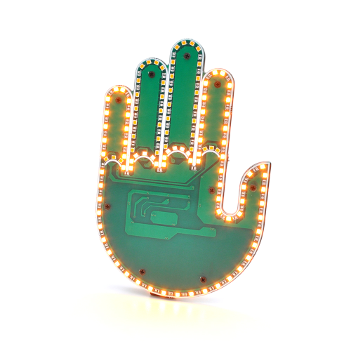 Рука, що світиться на заднє скло + пульт, живлення від 3 * АА (немає в комплекті), Box