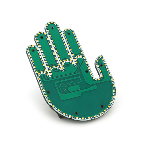 Рука, що світиться на заднє скло + пульт, живлення від 3 * АА (немає в комплекті), Box