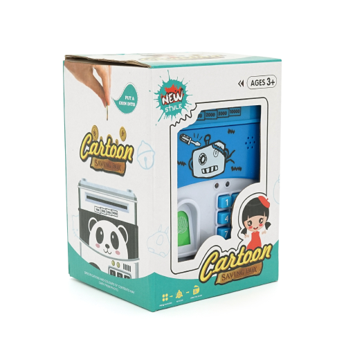 Скарбничка-сейф Sauron YT41598, кодовий замок відбиток, Blue, Box