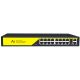 POE комутатор гігабітний Merlion 16 POE 10 / 100 / 1000 + 2 RJ45 10 / 100 / 1000 вбудований блок живлення 52V 4.8A