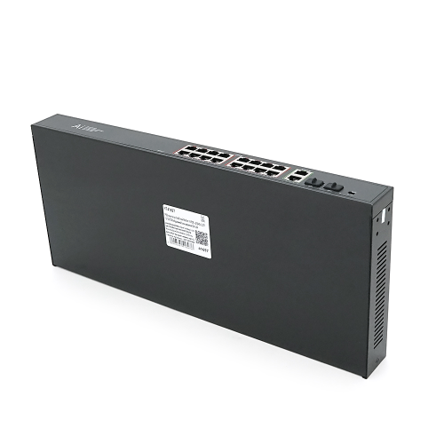 POE комутатор гігабітний Merlion 16 POE + 2 RJ45 + 2 SFP 10 / 100 / 1000 вбудований блок живлення 52V 4.8A