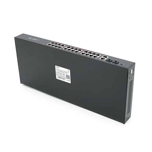 POE комутатор гігабітний Merlion 24 POE + 2 RJ45 + 2 SFP 10 / 100 / 1000 вбудований блок живлення 52V 6.15A