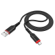 Кабель Hoco X59, Micro-USB, 2.4A, Black, довжина 1м, BOX