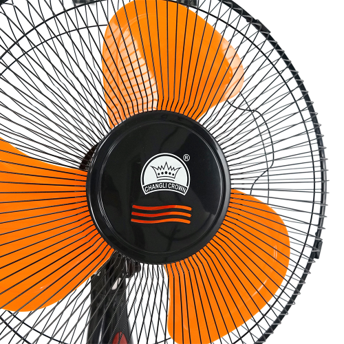 Вентилятор підлоговий YT41905, 16&amp;Prime;, 100W, ціна за ящик (2шт), 3 режими, 220V, Black / Orange, Box