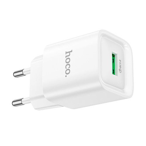 СЗУ 110-240V HOCO C145A 1xUSB, 18W, White, Blister