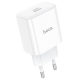СЗУ 110-240V HOCO C76APro, USB-C, PD30W, PPS, QC3.0, White, Box