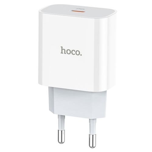 СЗУ 110-240V HOCO C76APlus, USB-C, PD20W, PPS, QC3.0, White, Box