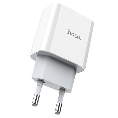 СЗУ 110-240V HOCO C76APlus, USB-C, PD20W, PPS, QC3.0, White, Box