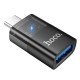 Перехідник HOCO UA36B USB3.0(F) =&gt; Type-C(M), Black, Box