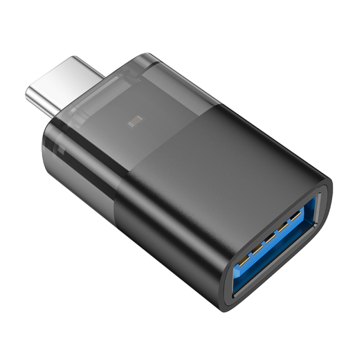 Перехідник HOCO UA36B USB3.0(F) =&amp;gt; Type-C(M), Black, Box