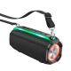 Портативна колонка HOCO HC23 IPX4, BT 5.0, 2x5W, RGB підсвічування, Black, Box