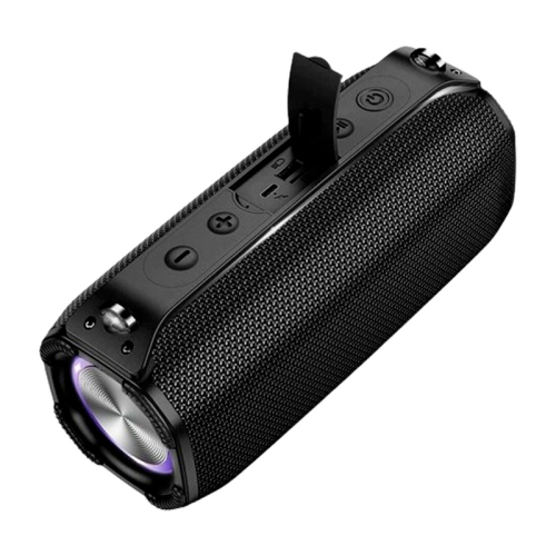 Портативна колонка HOCO HC23 IPX4, BT 5.0, 2x5W, RGB підсвічування, Black, Box